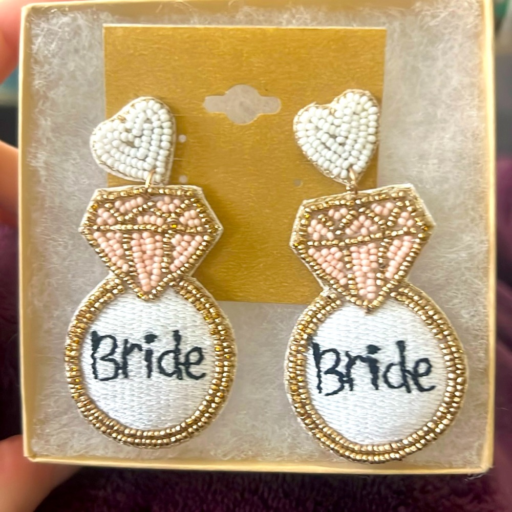 Bride earrings